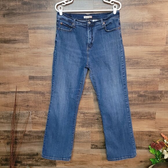Levi's Jeans 31 S Perfectly Slimming 512 Bootcut High Rise Tummy Control Western - Picture 1 of 11